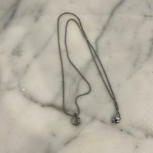 Kendra Scott adjustable silver necklace